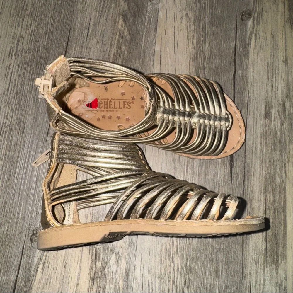 Seychelles Kids Gold Gladiator Sandals
